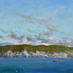 Richard Yang, San Francisco Seaboard, Oil on canvas, 16"x20"