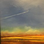 Spring Warren, Jet Stream, Oil on canvas, 12"x12", SOLD