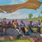 Richard Yang, The Day of Harvest, Oil on canvas, 30"x40", NFS