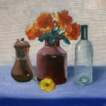 Victoria Whitworth, Still Life with Bottle and Figs