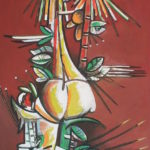 Francisco J. Rivero, Bailarina, Acrylic on canvas, 25” x 20”, 2003, $180