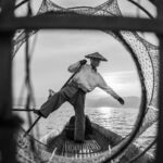 Victoria Ruderman, Fisherman #2, Inle Lake, Myanmar, 2015, Archival pigment print, 18"x 24", $595