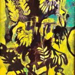 Forest Dream, Acrylic/mixed media, 12” x 16”, 2020, $350